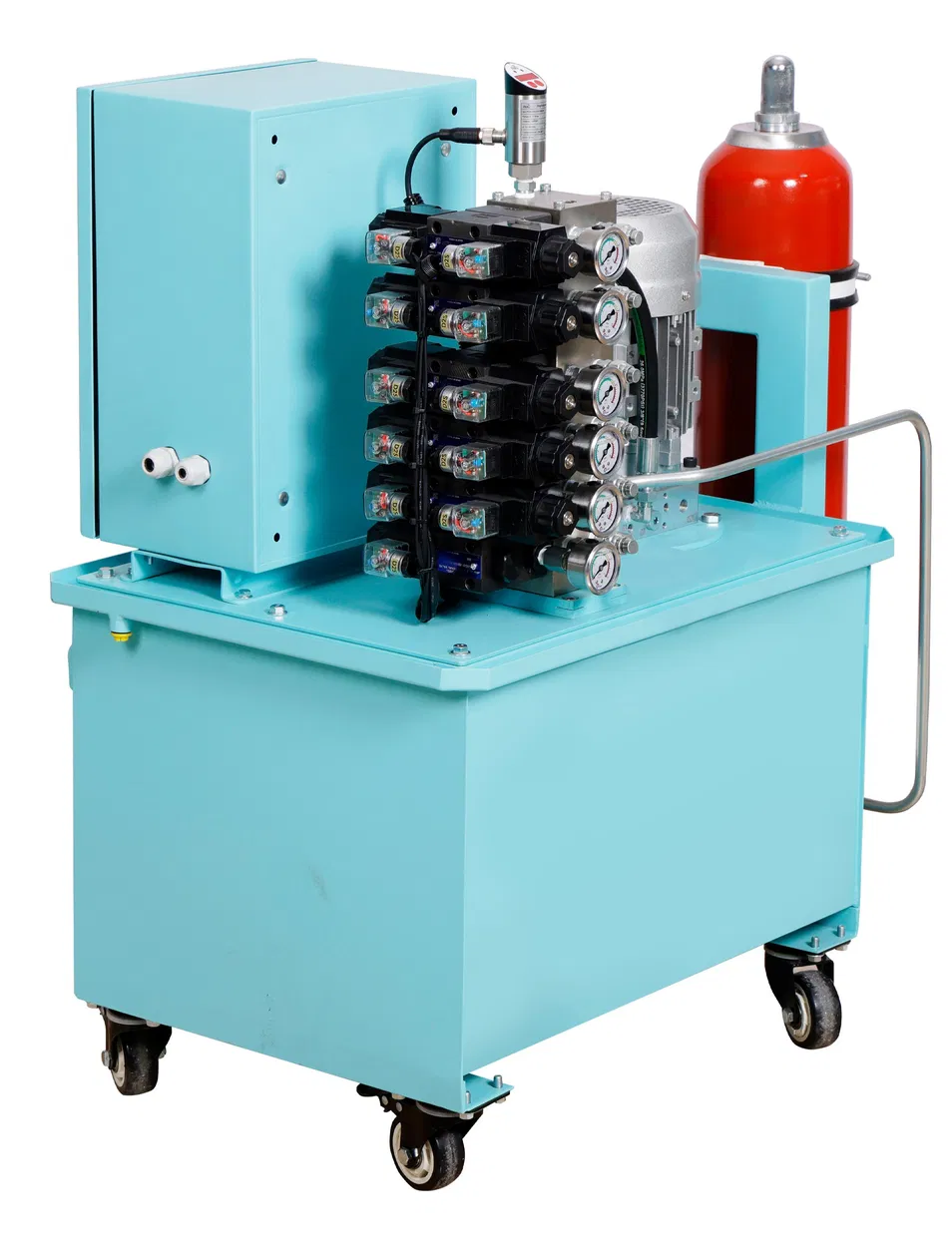 Многоконтурная гидравлическая система с четвертичным контуром и прецизионным контролем давления